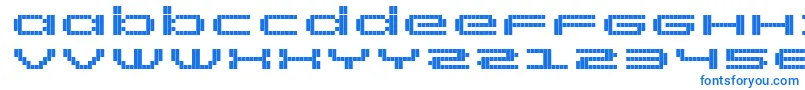 RtScreenloft8Bold Font – Blue Fonts on White Background
