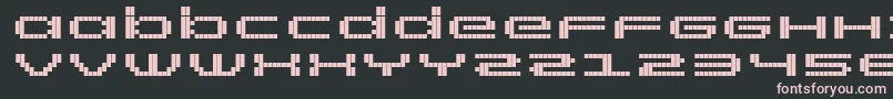 RtScreenloft8Bold Font – Pink Fonts on Black Background