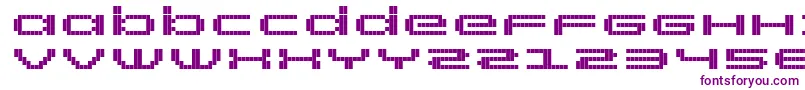 RtScreenloft8Bold-Schriftart – Violette Schriften auf weißem Hintergrund