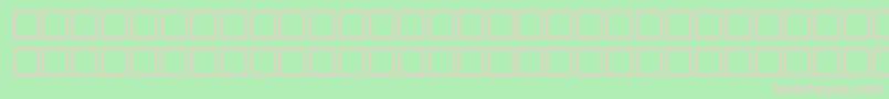 McsHijonSUNormal. Font – Pink Fonts on Green Background