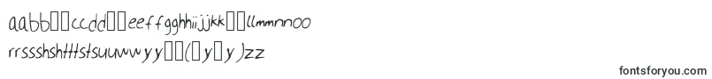 Millweemanuscripting-Schriftart – haussa Schriften