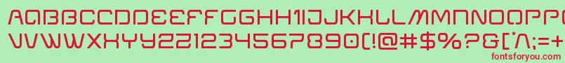 Miraclemercury Font – Red Fonts on Green Background