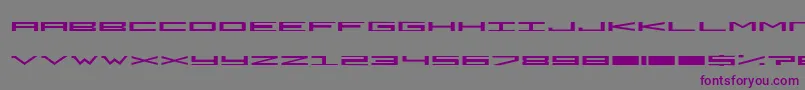 Шрифт DarkEmpire – фиолетовые шрифты на сером фоне