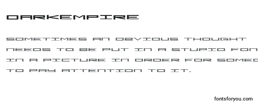 DarkEmpire Font