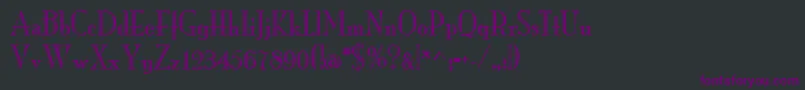 Шрифт MonarchengravedRegular – фиолетовые шрифты на чёрном фоне