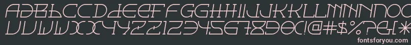 Fontcop ffy Font – Pink Fonts on Black Background