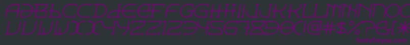 Fontcop ffy Font – Purple Fonts on Black Background