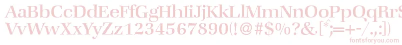 Fonte ZabriskiebookRegular – fontes cor-de-rosa