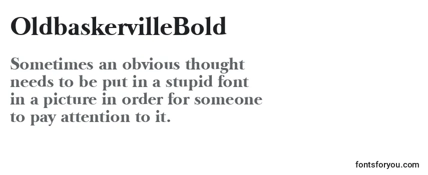 Обзор шрифта OldbaskervilleBold