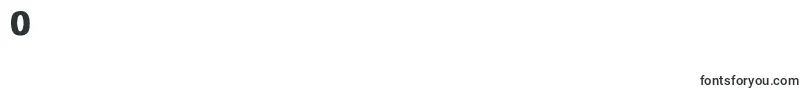 OritDisplaySsi Font – Fonts for Digit 0