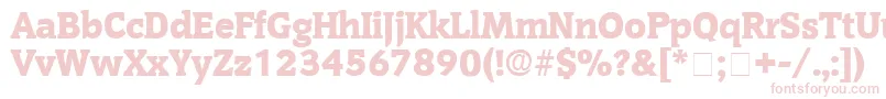 OritDisplaySsi Font – Pink Fonts on White Background