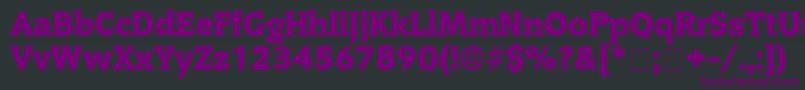 OritDisplaySsi Font – Purple Fonts on Black Background