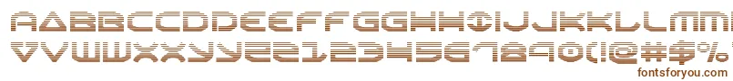 Oberongrad-fontti – ruskeat fontit valkoisella taustalla