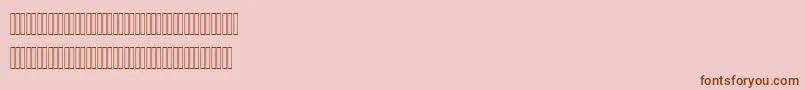 Ahmed Font – Brown Fonts on Pink Background