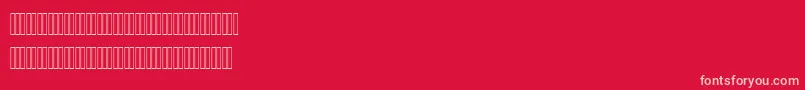 Ahmed Font – Pink Fonts on Red Background