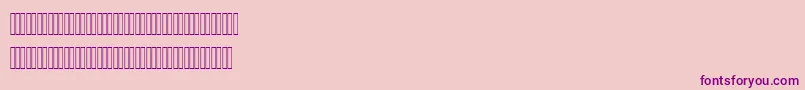 Ahmed Font – Purple Fonts on Pink Background