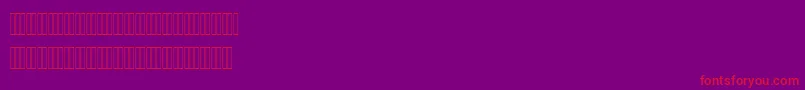 Ahmed Font – Red Fonts on Purple Background