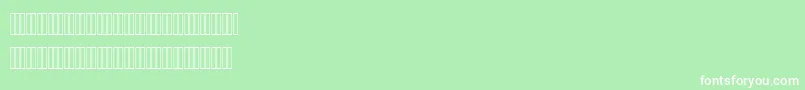 Ahmed Font – White Fonts on Green Background