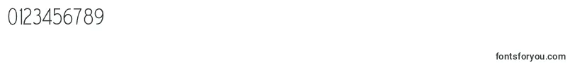 ExpresswaycdelRegular Font – Fonts for Numbers and Digits