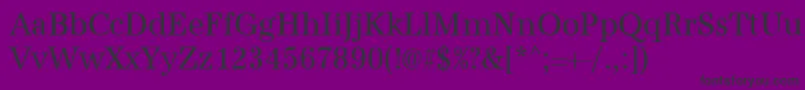 Urwantiquatextnar Font – Black Fonts on Purple Background