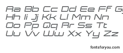 ExpansivaBoldItalic Font