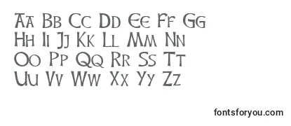 Überblick über die Schriftart Celtichand
