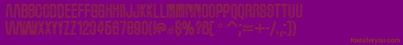 Lisätietoja Marqueem-fontista Marqueem-fontti – ruskeat fontit violetilla taustalla