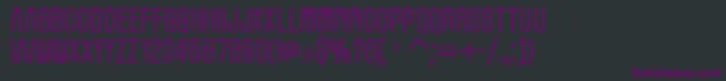 Marqueem Font – Purple Fonts on Black Background