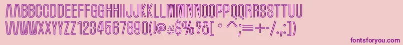 Marqueem Font – Purple Fonts on Pink Background