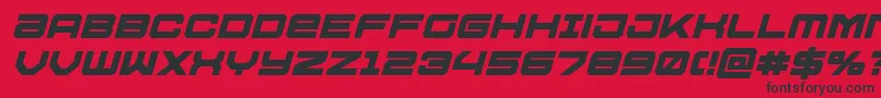 fuente Ussdallasboldital – Fuentes Negras Sobre Fondo Rojo