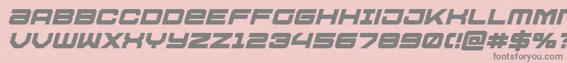 More about Ussdallasboldital Font Ussdallasboldital Font – Gray Fonts on Pink Background