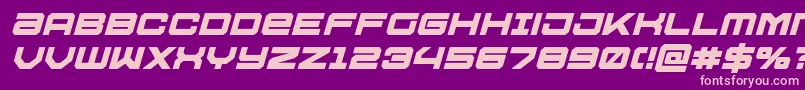 Ussdallasbolditalフォントについての詳細 フォントUssdallasboldital – 紫の背景にピンクのフォント