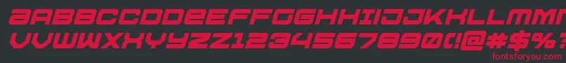 Ussdallasboldital Font – Red Fonts on Black Background
