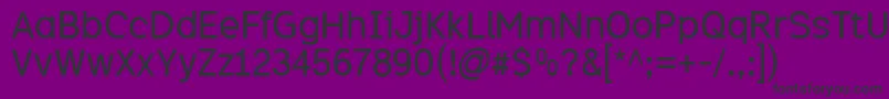 フォントExcite – 紫の背景に黒い文字