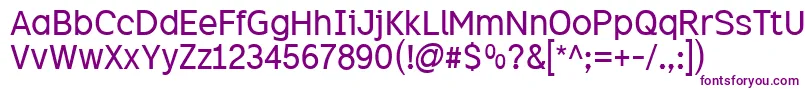 Шрифт Excite – фиолетовые шрифты на белом фоне