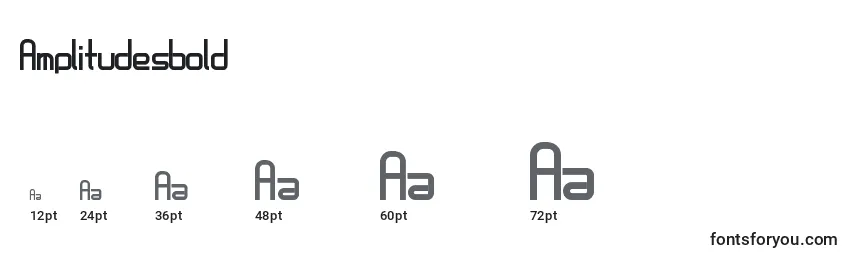 Amplitudesbold Font Sizes