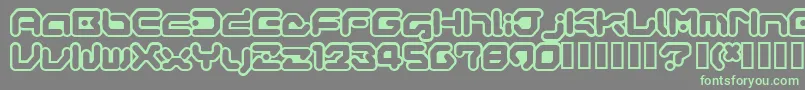 GameboyGamegirl Font – Green Fonts on Gray Background