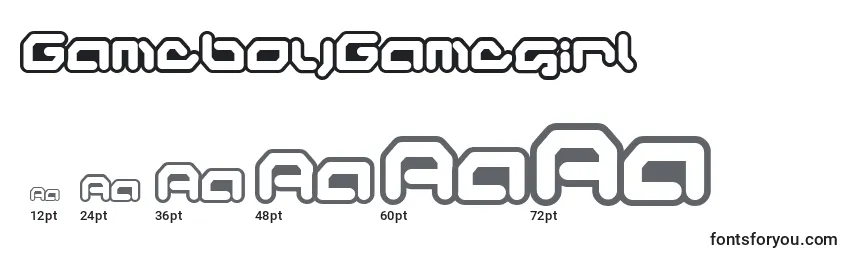 GameboyGamegirl Font Sizes