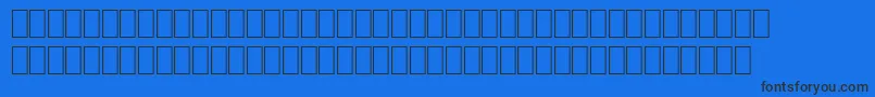 WpMultinationalaHelve Font – Black Fonts on Blue Background