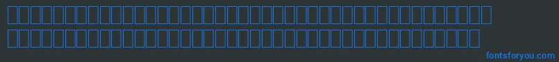 Fonte WpMultinationalaHelve – fontes azuis em um fundo preto