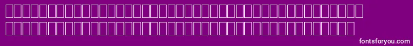 Шрифт WpMultinationalaHelve – белые шрифты на фиолетовом фоне
