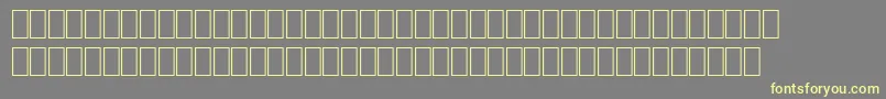 Шрифт WpMultinationalaHelve – жёлтые шрифты на сером фоне