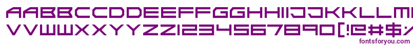 AbsoluteZero Font – Purple Fonts on White Background