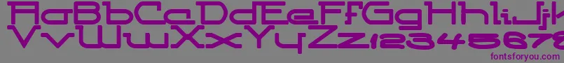 Competitor Font – Purple Fonts on Gray Background