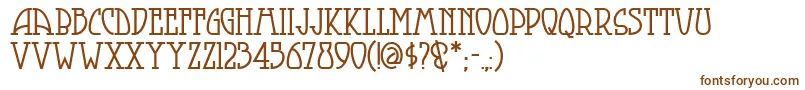 Weitere Informationen zur Smorgasbordnf-Schriftart Smorgasbordnf-Schriftart – Braune Schriften