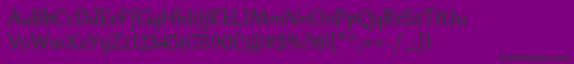 AltheaSemibold Font – Black Fonts on Purple Background