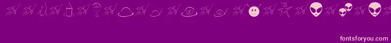 Lisätietoja SpaceyJhb-fontista SpaceyJhb-fontti – vaaleanpunaiset fontit violetilla taustalla