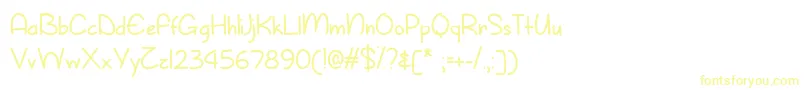 SunnySpringDayTtf-Schriftart – Gelbe Schriften