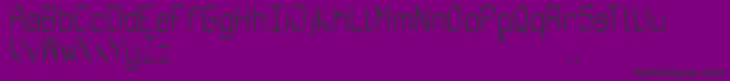 Шрифт AbsolutamenteRouSt – чёрные шрифты на фиолетовом фоне