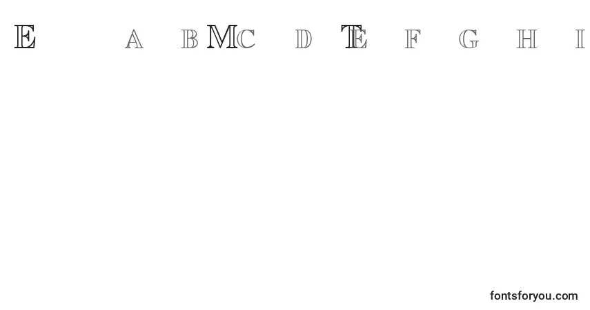 EuclidMathTwo-fontti – aakkoset, numerot, erikoismerkit
